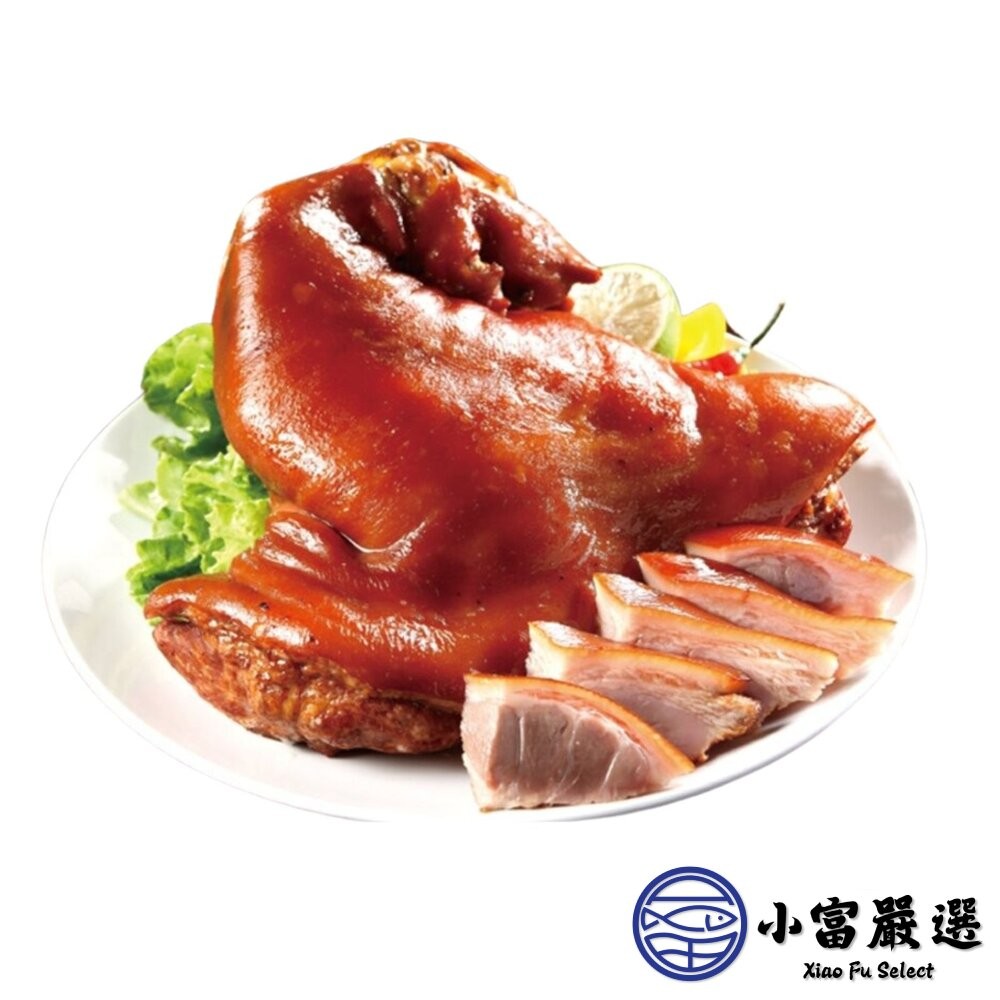 【小富嚴選】大廠牌津谷萬巒豬腳1.2-1.5kg±10%(附蒜蓉醬汁) 即熱即食 滷味 滷豬腳 快速料理-細節圖2