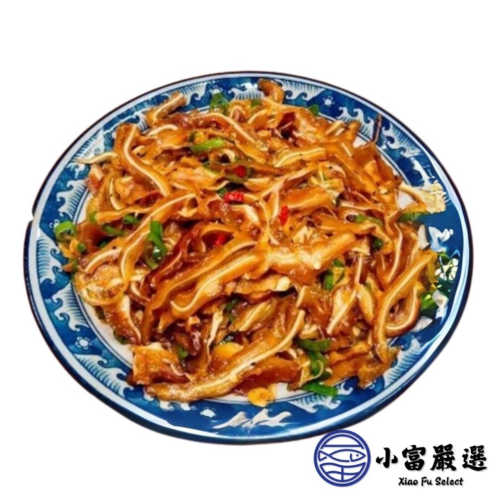 【小富嚴選】煙燻豬耳朵豬頭皮 煙燻豬耳絲 滷過再煙燻獨家秘方製作 (600g/3kg/包) 下酒菜-細節圖2
