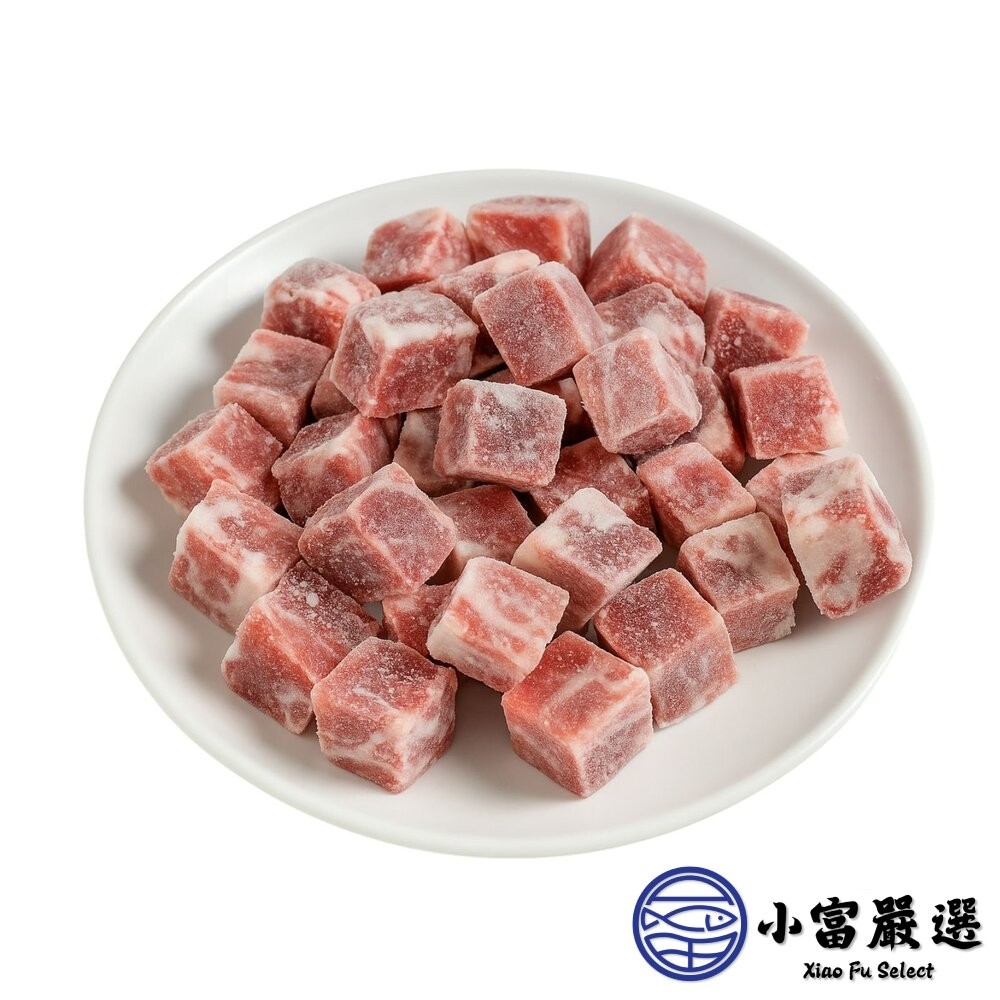 【小富嚴選】台灣豬肉角 豬肉丁骰子豬 台灣豬肉加工品  (200g/包) 台灣豬 炒菜 炒飯-細節圖2