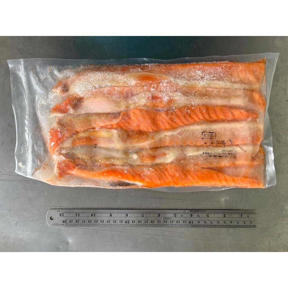 0274小富嚴選海鮮鮭魚類-鮭魚肚條1000g1公斤-挑戰最便宜-特價369-細節圖6