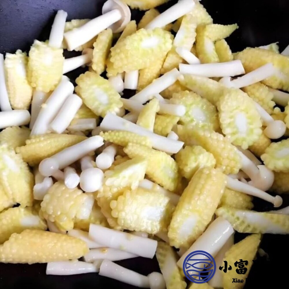 【小富嚴選】玉米筍切段 玉米筍段 玉米筍 迷你玉米 (1000g/包) 家常菜 炒玉米筍-細節圖3