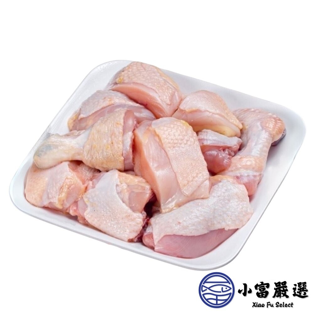 【小富嚴選】雞腿切塊 雞腿塊 帶皮雞腿塊 骨腿丁 美國雞肉 進口雞 (1000g/包) 生鮮雞肉 雞湯 三杯雞 醬燒雞丁-細節圖2