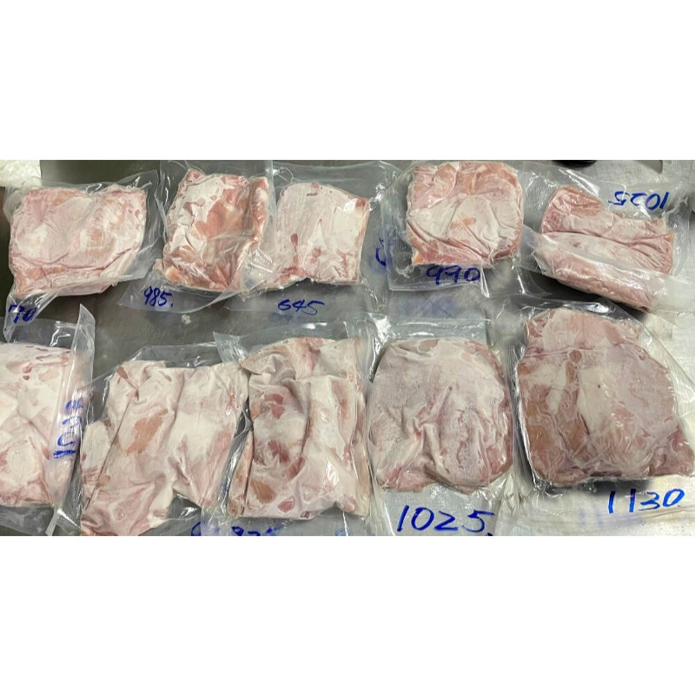 1099小富嚴選肉品豬肉類-正港松阪豬-Rivasam牌松坂豬-超大品牌原裝真空-淨重9.9kg 原裝箱出售特價4999-細節圖4