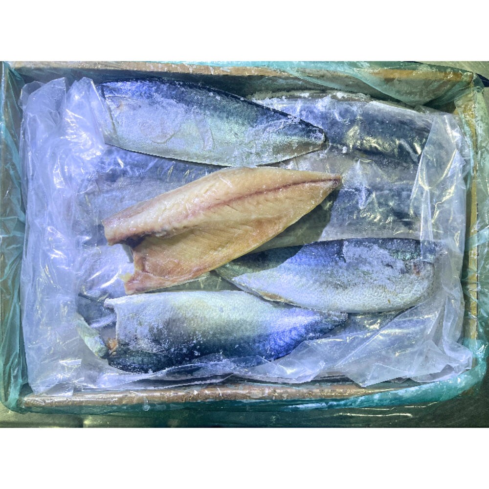 0000小富嚴選海鮮鯖魚類-南方澳薄鹽鯖魚片-宜蘭鯖魚片-宜蘭鹹魚6kg裝45-50片特價769另有鮭魚/鱈魚/鮑魚/巴-細節圖2