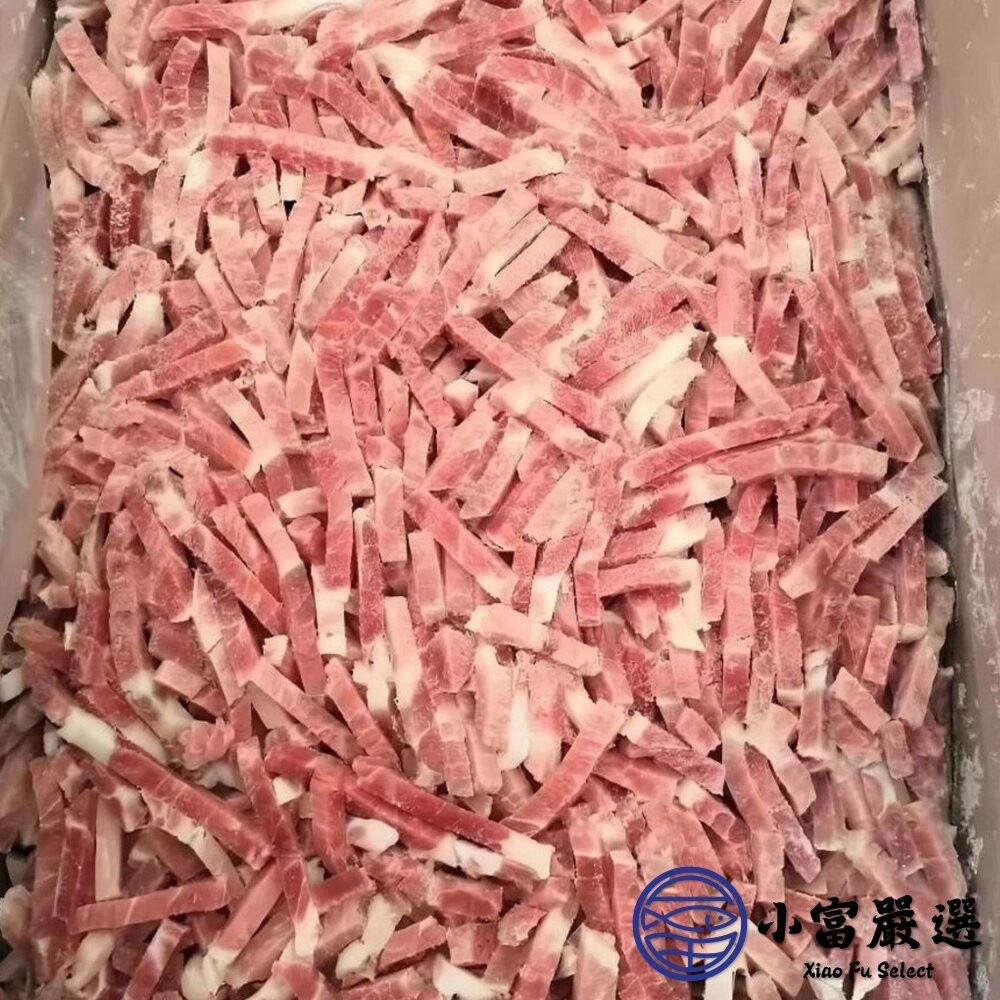 【小富嚴選】豬肉炒絲 加拿大豬肉 進口豬肉加工品  豬肉絲 (600g/包) 炒菜必備 肉絲-細節圖2