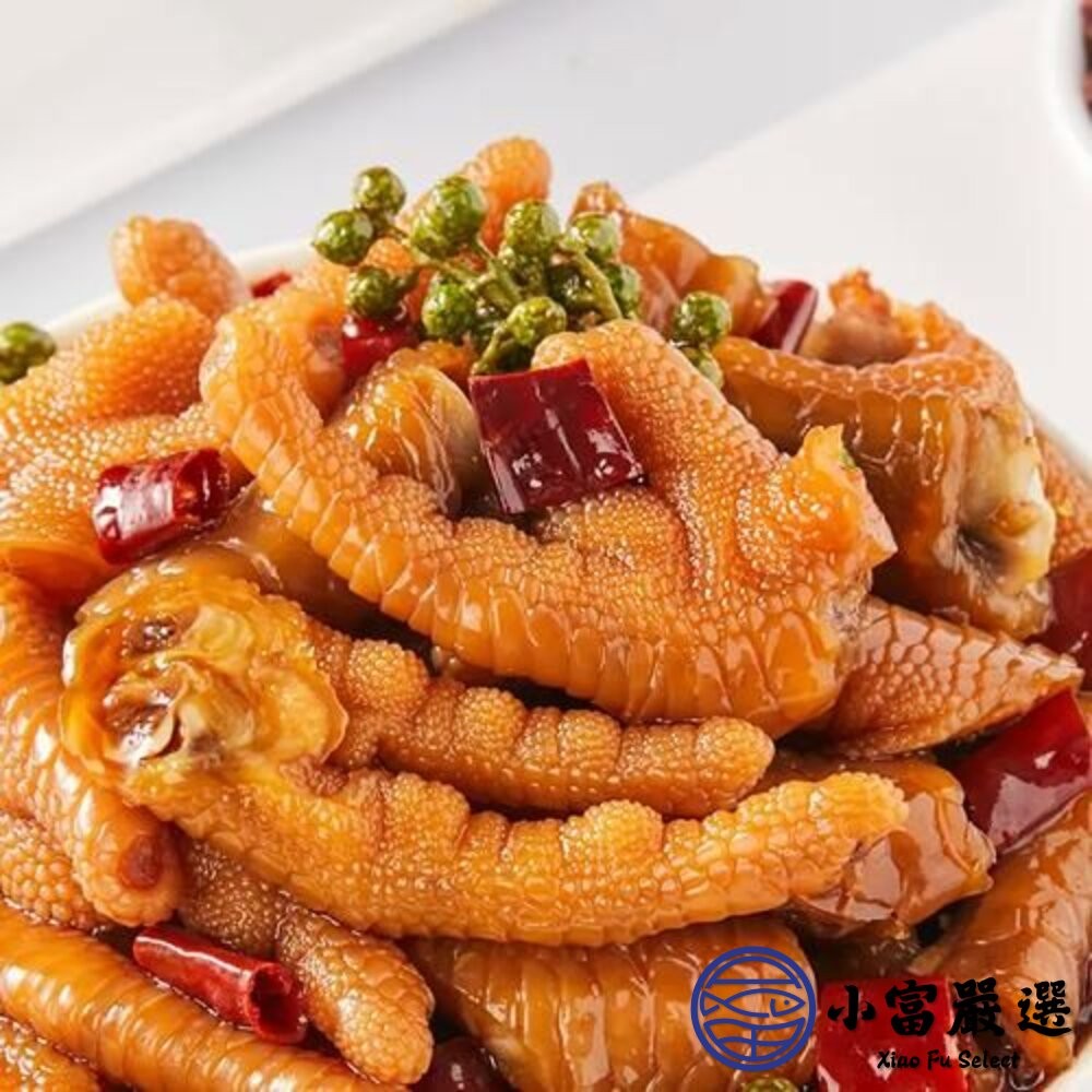 【小富嚴選】港式椒麻鳳爪 特殊風味 椒麻雞爪 熟食雞爪 (300g/包) 港式料理 雞腳凍 雞腳 宵夜-細節圖5