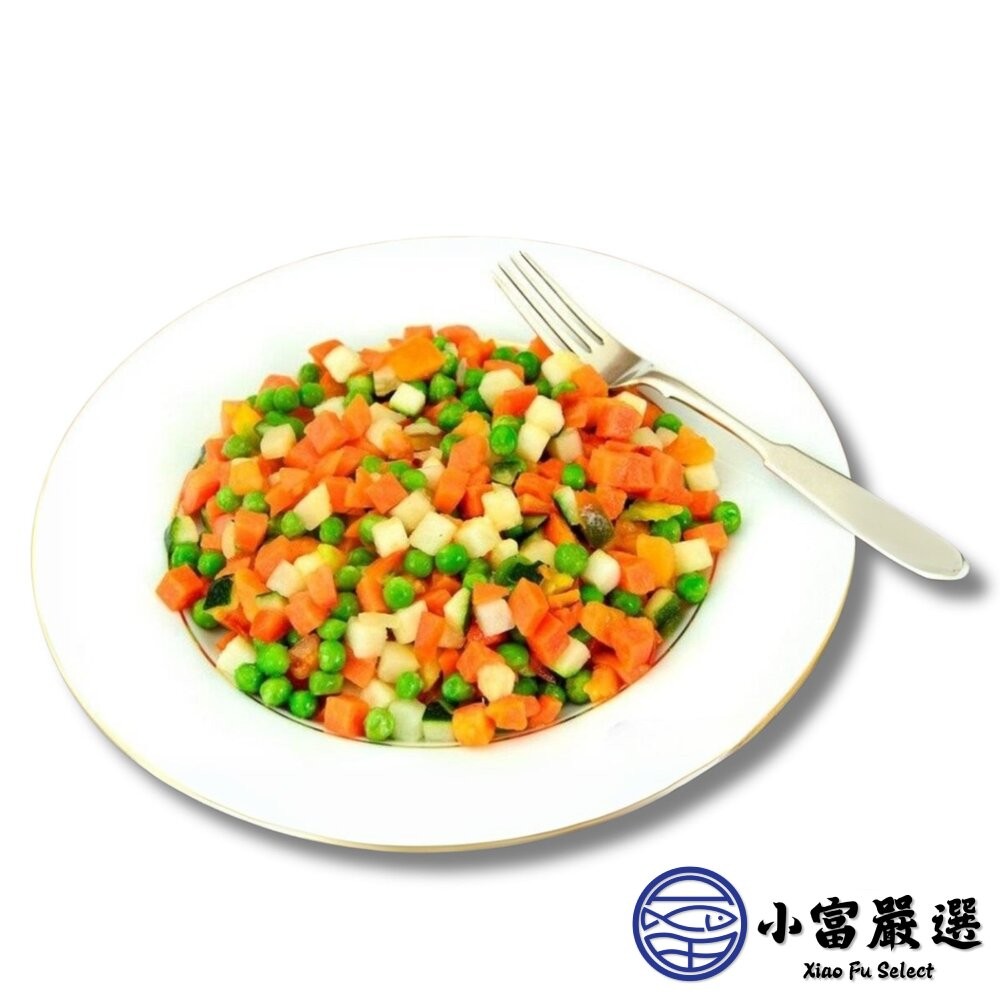 【小富嚴選】四色豆 (玉米粒、青豆仁、玉米、馬鈴薯) (1000g/包) 炒飯 配菜 調味-細節圖2