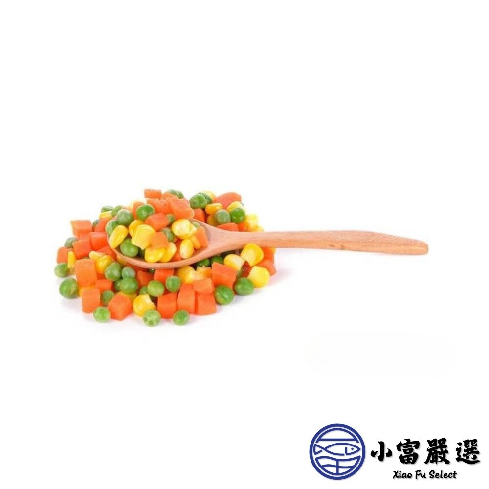 【小富嚴選】炒飯專用冷凍三色豆 玉米粒 紅蘿蔔丁 青豆仁 綜合蔬菜 (1000g/包) 四色豆 什錦蔬菜-細節圖3