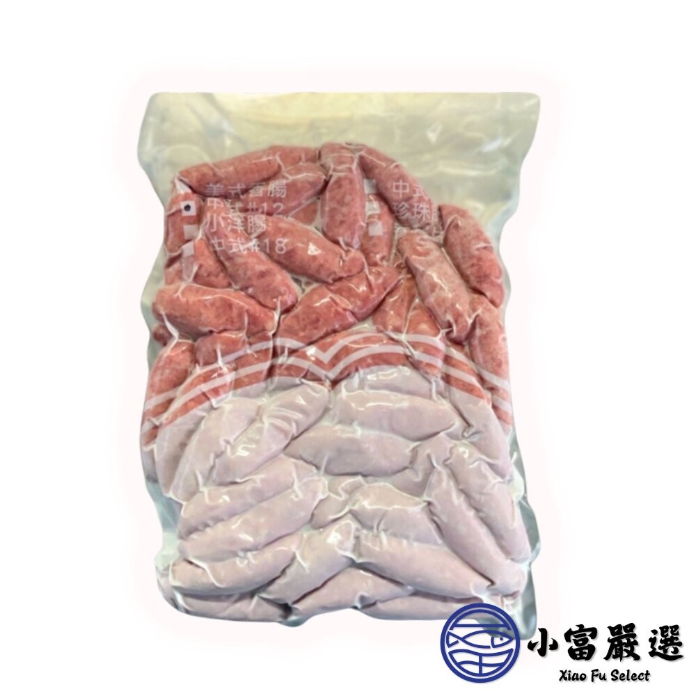 【小富嚴選】品牌津谷 中式香腸12節 生香腸 (3公斤/5台斤/60條/包) 豬肉香腸 烤香腸-細節圖2