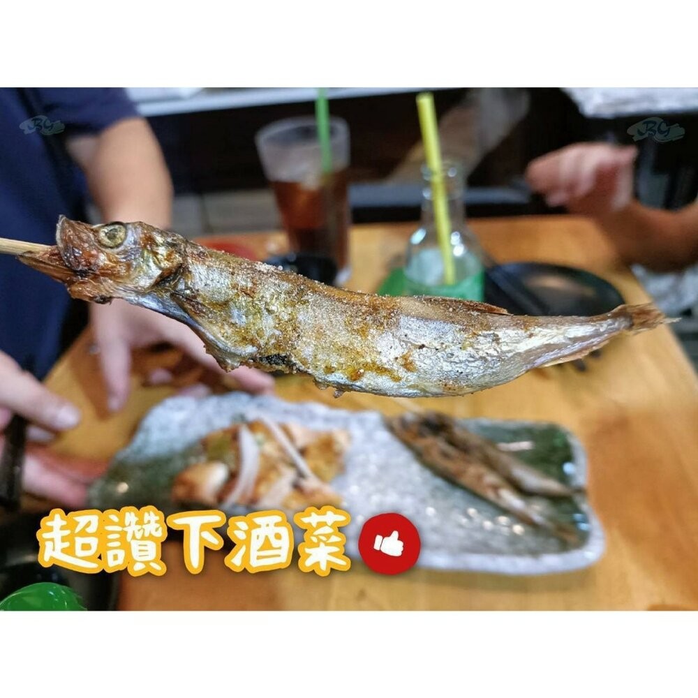 0185小富嚴選鯖魚柳葉魚類-大規格爆卵柳葉魚200g(中蛋率極高) 生的喔 急速冷凍鮮的狠的特價78-細節圖6