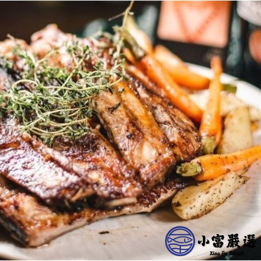 【小富嚴選】法式豬肋排 台灣豬 肋排帶肉 帶肉豬肋排 豬排骨 排骨肉 (1100g/包) 香草豬肋排 豬肋排 烤豬肋排-細節圖6