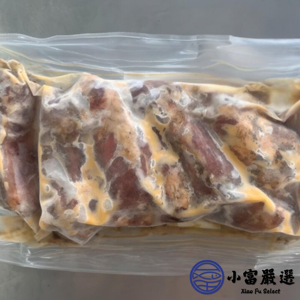 【小富嚴選】法式豬肋排 台灣豬 肋排帶肉 帶肉豬肋排 豬排骨 排骨肉 (1100g/包) 香草豬肋排 豬肋排 烤豬肋排-細節圖3