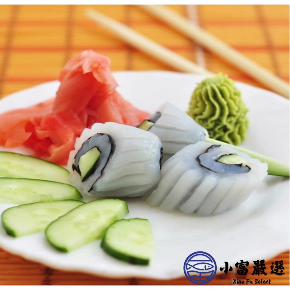 【小富嚴選】紋甲花枝刺身 紋甲花枝生魚片 (160g/20P) 花枝 海鮮-細節圖3