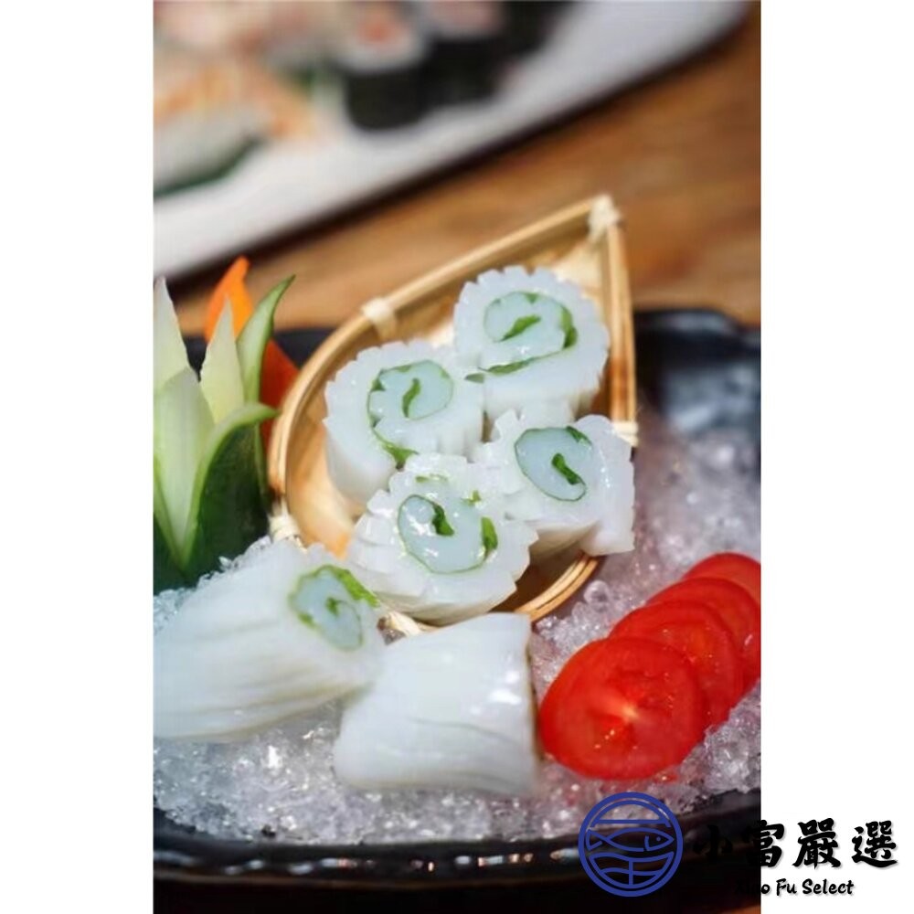 【小富嚴選】紋甲花枝刺身 紋甲花枝生魚片 (160g/20P) 花枝 海鮮-細節圖4