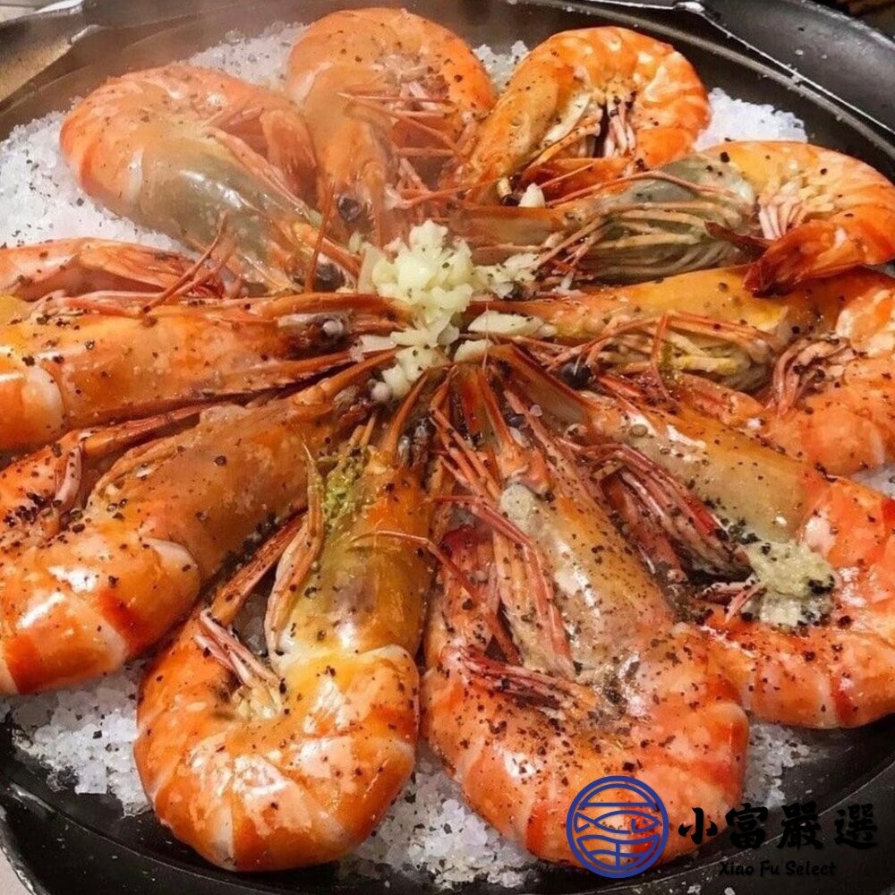 【小富嚴選】草蝦 活凍草蝦 生草蝦 生鮮草蝦 鮮凍大草蝦 (250g/盒10隻) 烤蝦 生白蝦 鹽酥蝦-細節圖3