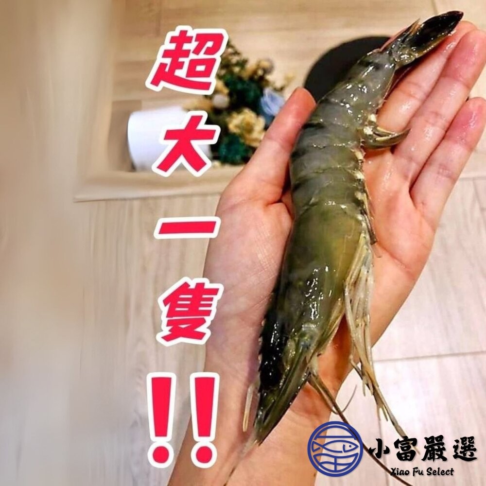【小富嚴選】生鮮大草蝦 活凍大草蝦 草蝦8隻 草蝦10隻 草蝦12隻 (多規格選擇/盒) 草蝦 大草蝦 烤蝦 烤肉 燒烤-細節圖3