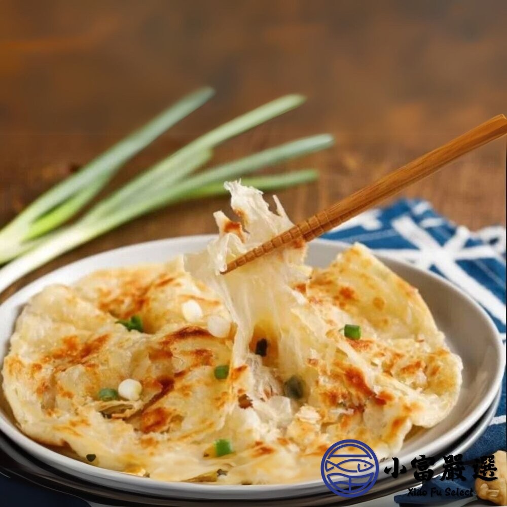 【小富嚴選】阿在伯手工蔥抓餅 蔥抓餅 抓餅 (1350g/10片) 點心-細節圖5