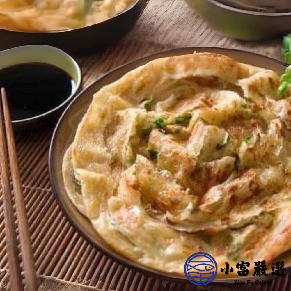 【小富嚴選】阿在伯手工蔥抓餅 蔥抓餅 抓餅 (1350g/10片) 點心-細節圖3