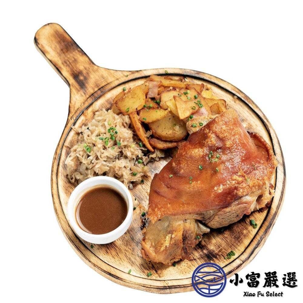 【小富嚴選】煙燻德國豬腳 德國豬腳 煙燻豬腳 燻烤豬腳 (750g/包) 腿庫 加熱即食 料理 調理 露營食材-細節圖2