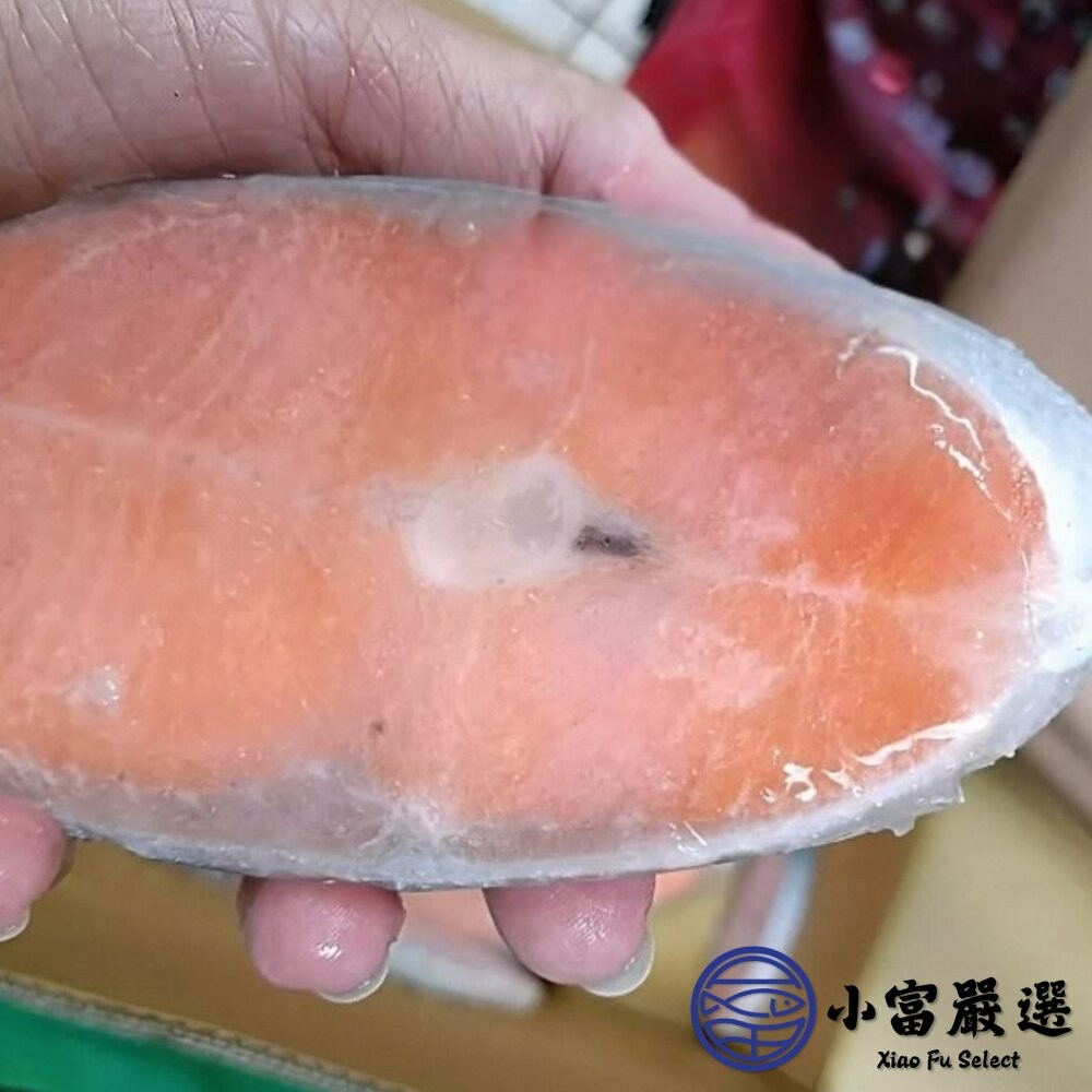 【小富嚴選】頂級紅鑽鮭魚 鮭魚輪切 鐵板燒專用 一台斤 (600g/包) 鐵板燒 香煎鮭魚-細節圖3