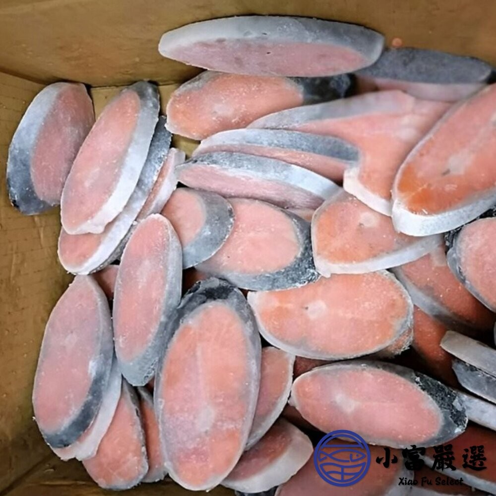 【小富嚴選】頂級紅鑽鮭魚 鮭魚輪切 鐵板燒專用 一台斤 (600g/包) 鐵板燒 香煎鮭魚-細節圖4