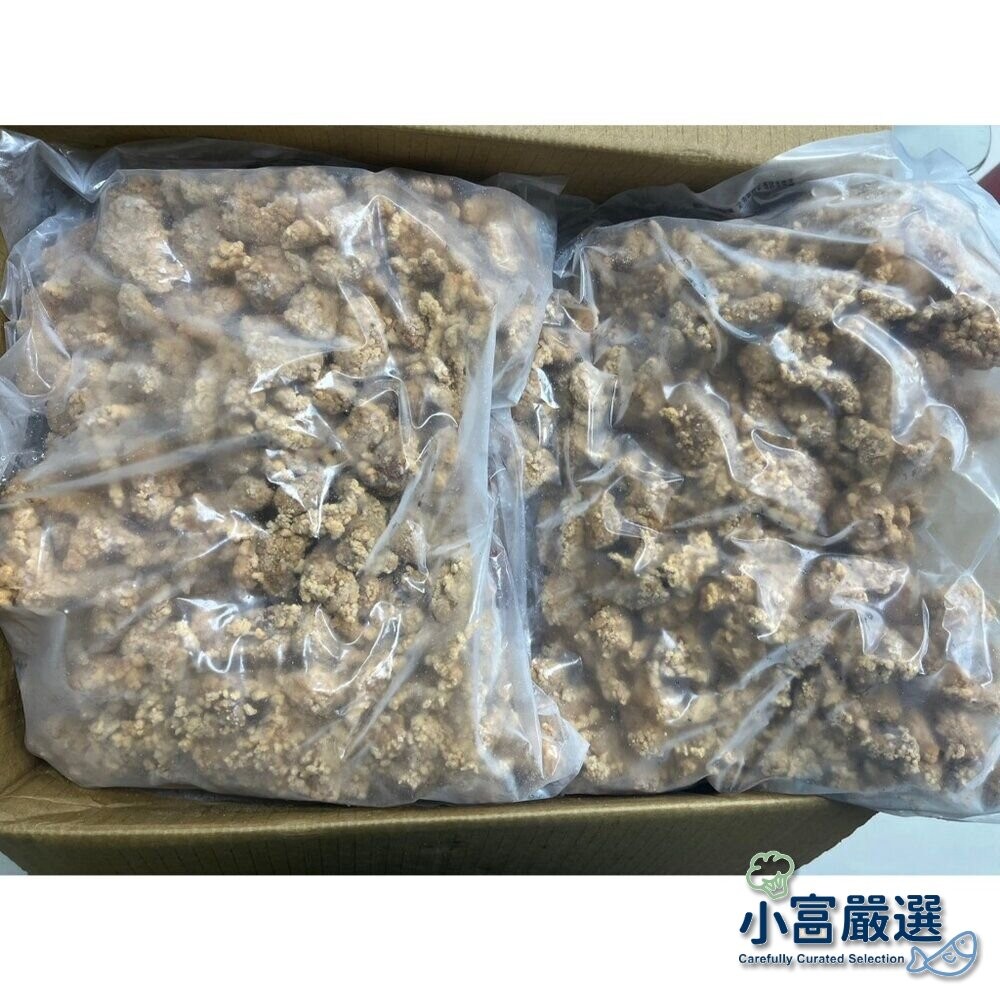 0552小富嚴選調理類豬肉類-老牌咕咾肉-預炸咕咾肉-咕咕肉-無骨排骨酥-傳統醃製預炸沒有不熟掉粉問題-細節圖3