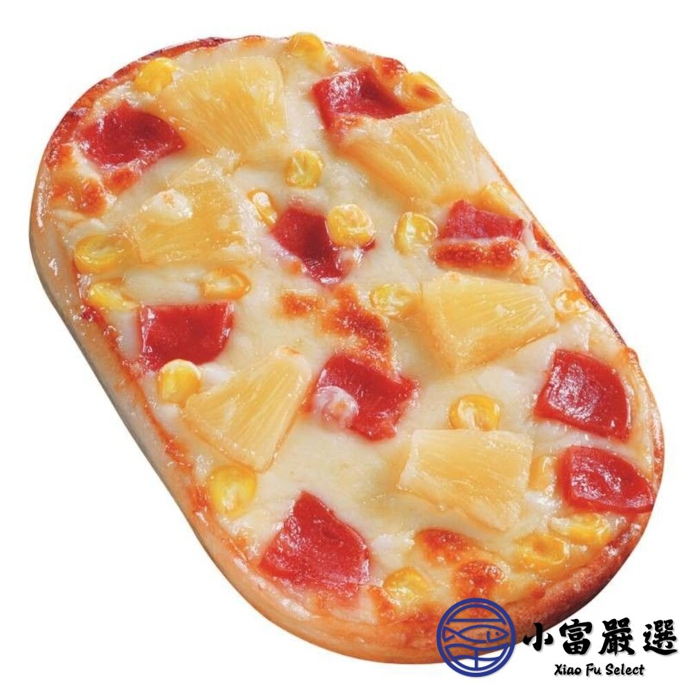 【小富嚴選】金品總匯披薩 夏威夷披薩 培根披薩 西式長圓比薩 (130g/片)-細節圖2