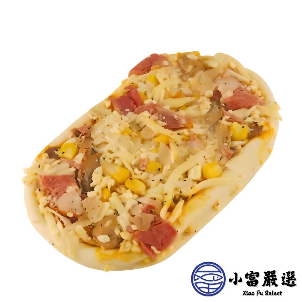【小富嚴選】金品總匯披薩 夏威夷披薩 培根披薩 西式長圓比薩 (130g/片)-細節圖6