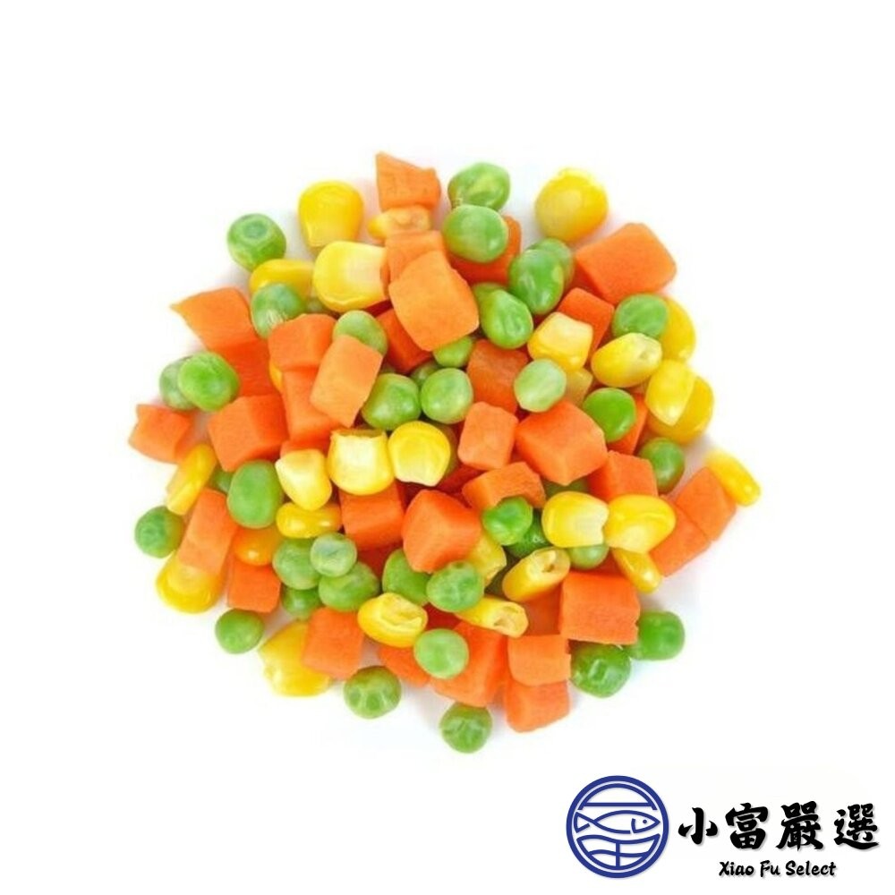 【小富嚴選】三色豆 三色蔬菜 三色冷凍蔬菜 冷凍三色豆 三色什錦菜 (1000g/包) 青豆仁 玉米粒 炒飯 牛排-細節圖3