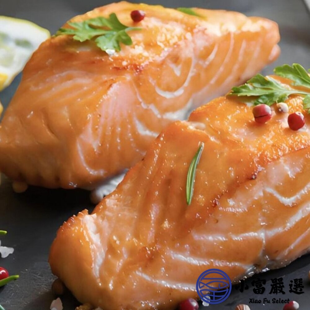 【小富嚴選】智利鮭魚 鮭魚菲力切塊P級 無紙板純重量 (150g-200g/包) 香煎鮭魚 露營食材-細節圖3