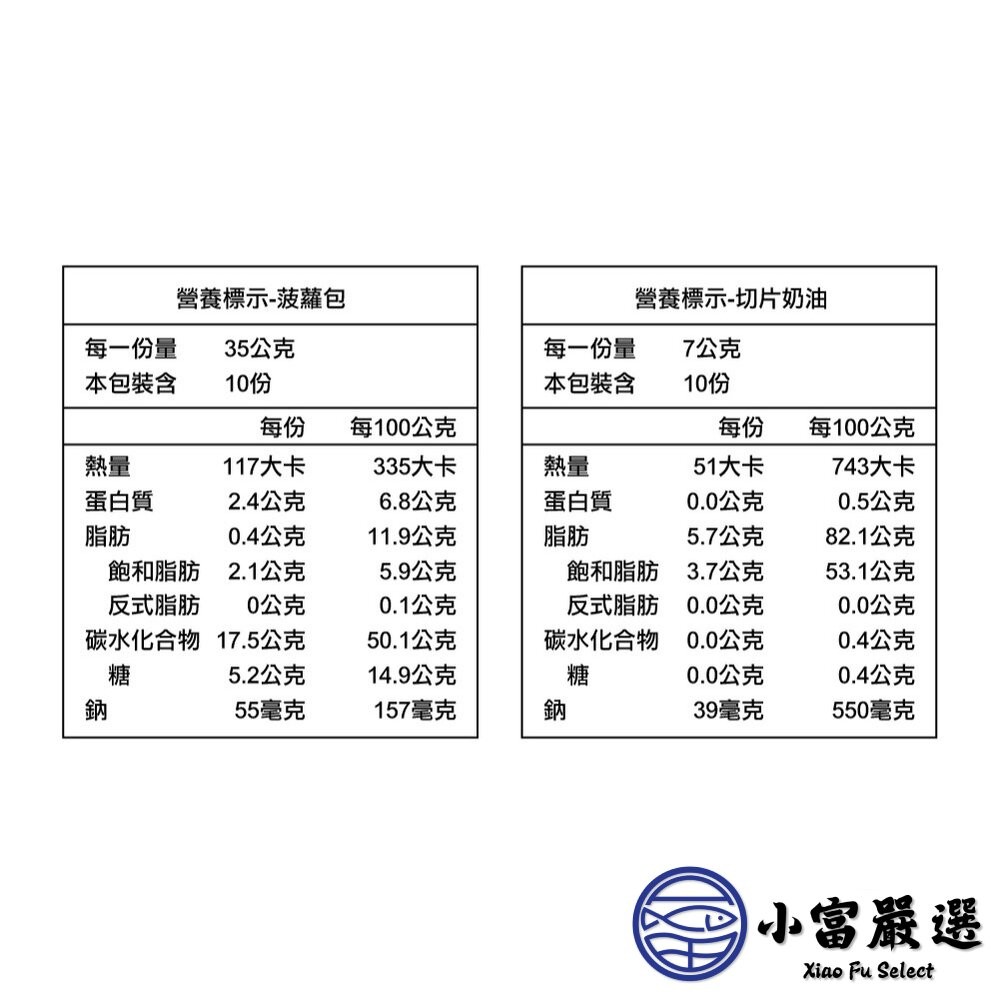 【小富嚴選】金品冰火菠蘿包 內含奶油切片 奶油菠蘿包 (350g/10顆裝) 點心 下午茶 港式點心-細節圖6