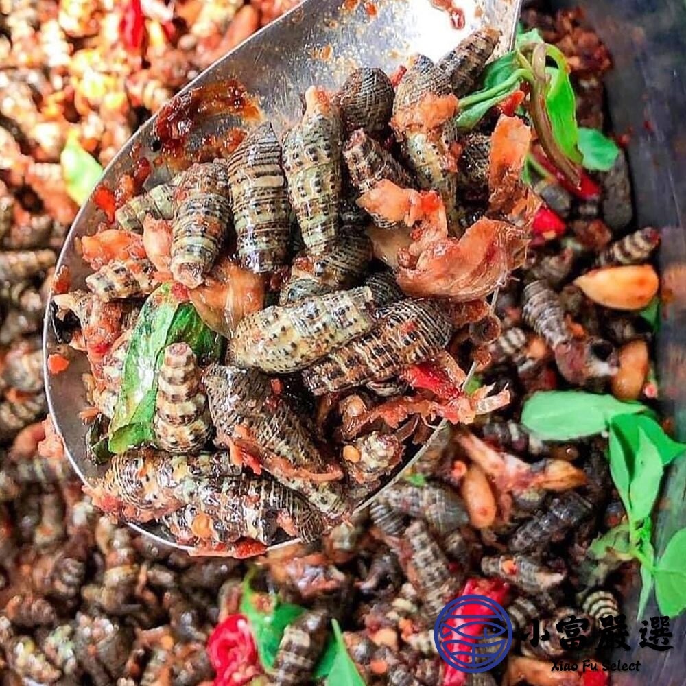 【小富嚴選】台灣野生燒酒螺  燒酒螺 (500g/包) 下酒菜 夜市美食-細節圖2