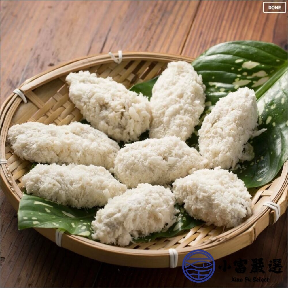 【小富嚴選】冷凍 裹粉生蠔肉 炸牡蠣 (500g/20顆裝) 裹粉生蠔肉 生蠔肉-細節圖2
