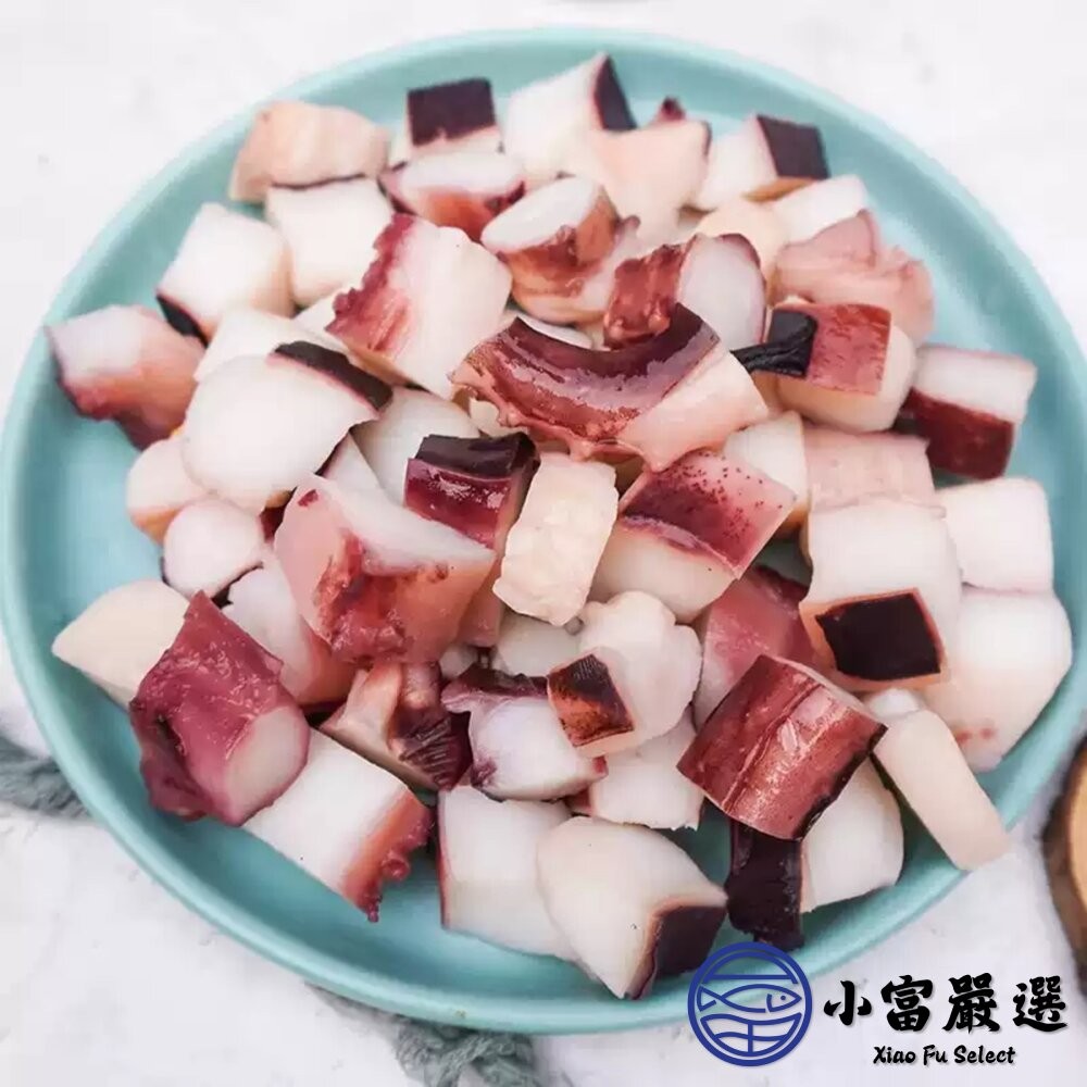 【小富嚴選】祕魯魷魚丁 魷魚翅丁 章魚燒用 祕魯魷魚丁 魷魚翅條 章魚燒專用 炸魷魚 (1000g/包) 魷魚頭 魷魚足-細節圖3