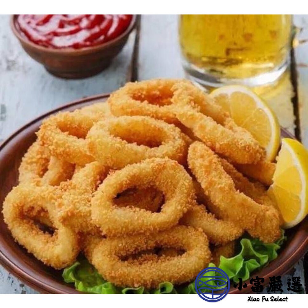 【小富嚴選】原料小卷 香酥魷魚圈 香酥小卷圈 (500g/包) 點心 炸物-細節圖3