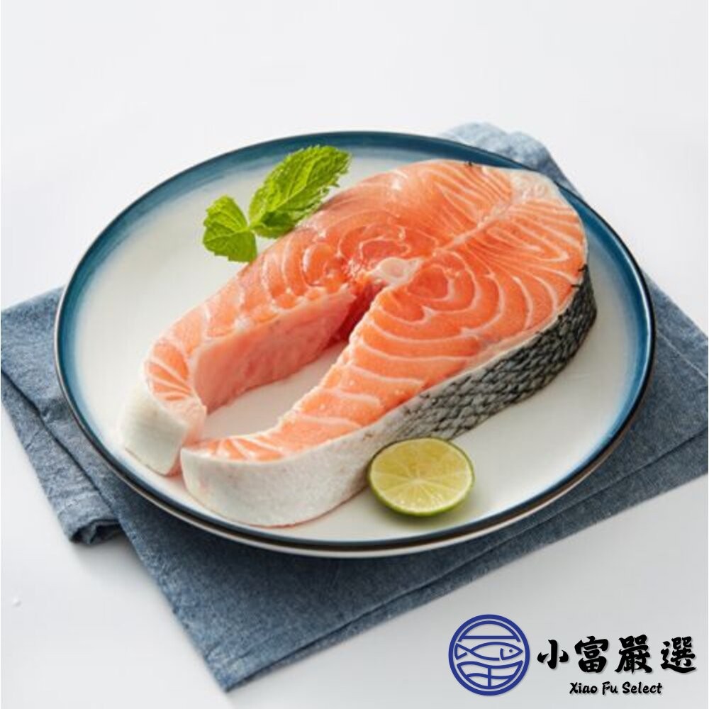 【小富嚴選】智利鮭魚厚切輪切 鮭魚排 鮭魚輪切厚切 (80g/100g/300g/350g/400g 多種規格選購真空包-細節圖3