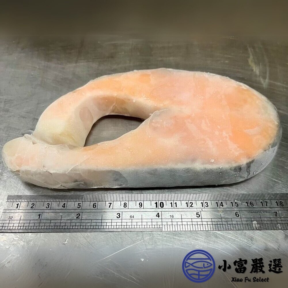 【小富嚴選】智利鮭魚厚切輪切 鮭魚排 鮭魚輪切厚切 (80g/100g/300g/330g/375g 多種規格選購真空包-細節圖6