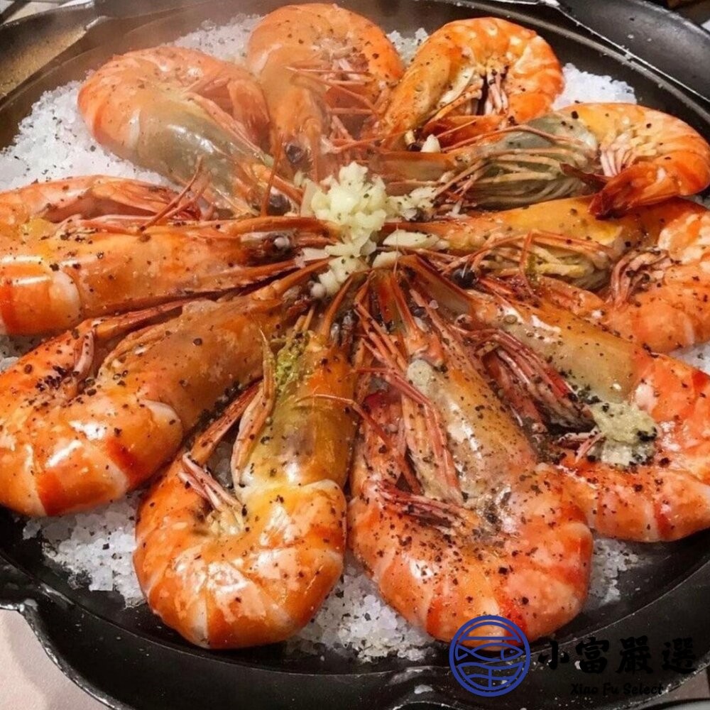 【小富嚴選】活凍大草蝦 活凍草蝦 草蝦8尾 (250g盒) 草蝦 烤蝦 蝦料理 烤肉-細節圖3