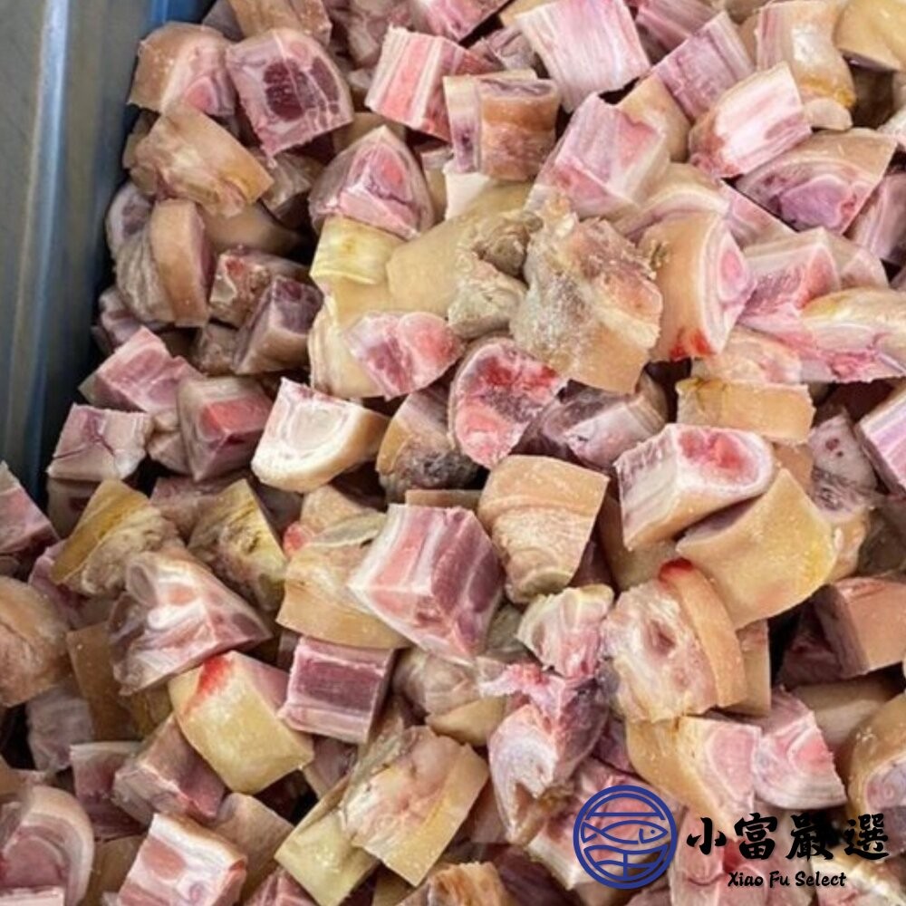 【小富嚴選】豬腳丁 豬腳切丁 豬腳塊 滷味好幫手 (600g/包) 排骨湯 菜頭湯 蘿蔔湯 大骨湯-細節圖2