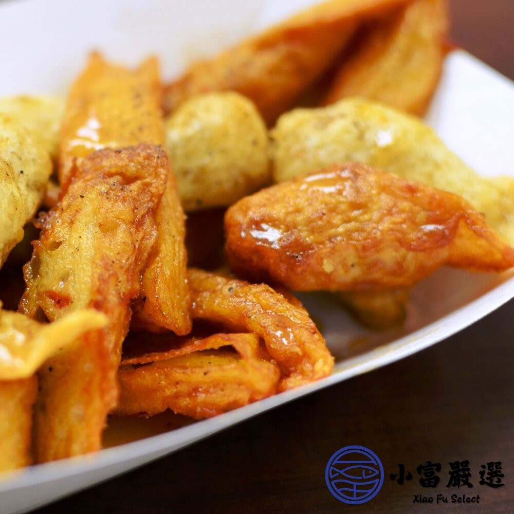 【小富嚴選】老師傅手工製作黑輪片 厚Q甜不辣 手工黑輪片 (300g/包) 炸物 關東煮 烤肉-細節圖2