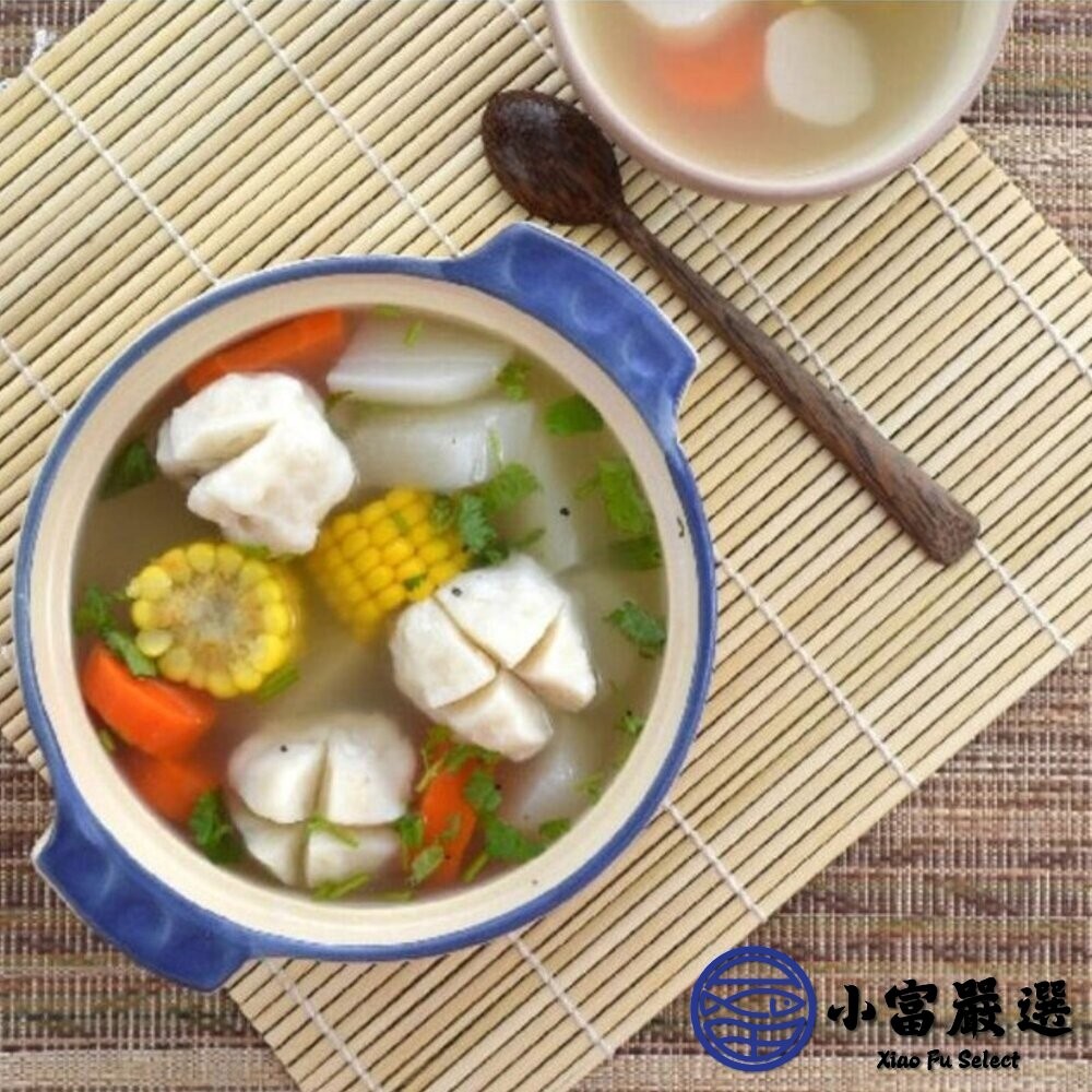 【小富嚴選】老師傅手作花枝丸 純手工製作 高品質原料 厚實花枝肉 (300g/包) 火鍋料 酥炸花枝丸 煮湯 純手工製作-細節圖4