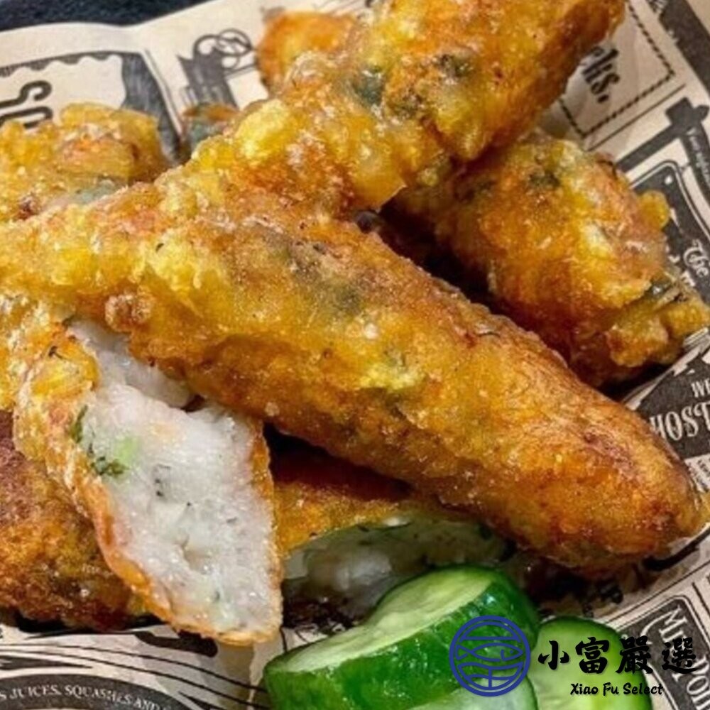 【小富嚴選】府城特產 府城蝦卷 炸蝦捲 蝦捲 10條 (300g/盒) 台南美食 炸蝦捲 府城 台南小吃 炸物-細節圖2