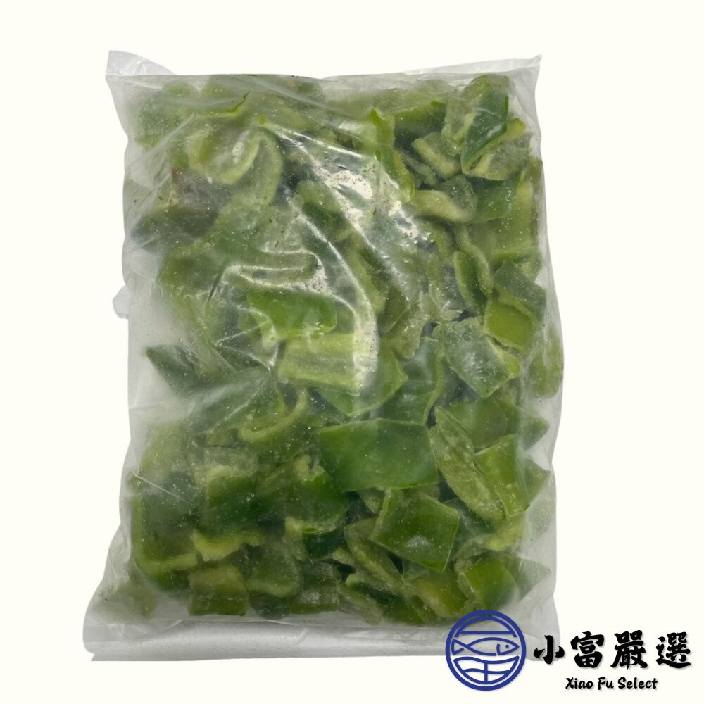 【小富嚴選】台灣青椒 青大同 炒青椒 青椒切片 生鮮青椒 冷凍青椒 (1000g/包) 炒飯 牛排 料理配色 提味-細節圖2