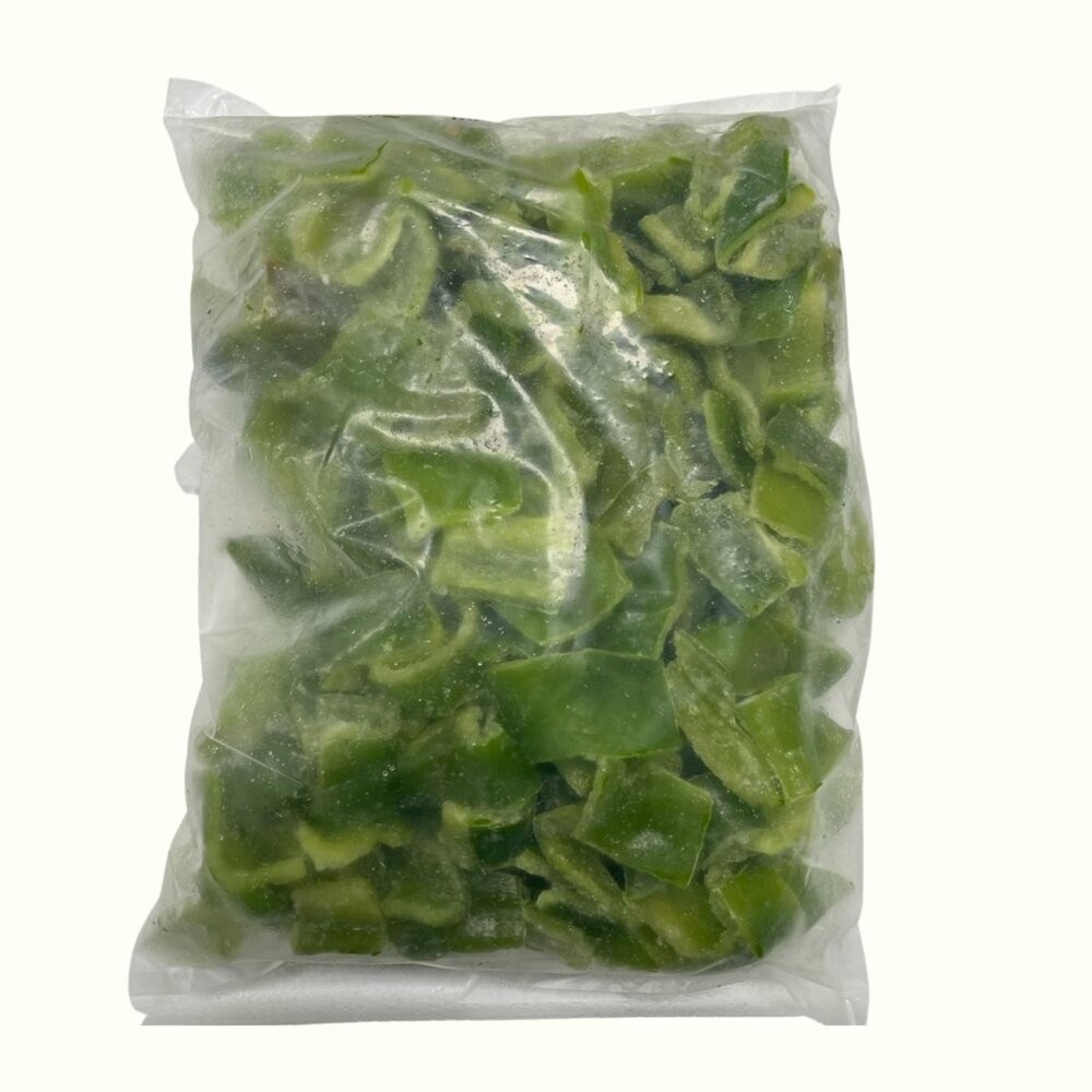 【小富嚴選】台灣青椒 青大同 炒青椒 青椒切片 生鮮青椒 冷凍青椒 (1000g/包) 炒飯 牛排 料理配色 提味-規格圖3