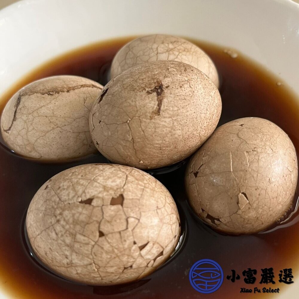 【小富嚴選】溏心茶葉蛋(1000g/10顆裝)古早味茶葉蛋 經典小吃 早餐 點心 宵夜 蛋白質 茶香蛋 古早味茶葉蛋-細節圖3