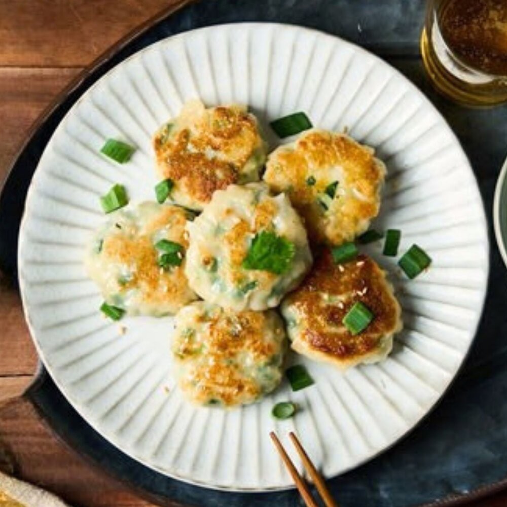 【小富嚴選】阿胖師｜正宗港點系列  蝦仁魚子燒賣 蝦仁珍珠丸 鮮蝦韭菜煎餅 港式料理 燒賣 珍珠丸 煎餅-規格圖8