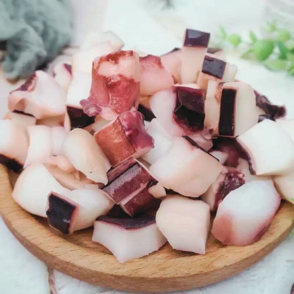 【小富嚴選】祕魯魷魚翅丁 魷魚翅條 章魚燒用 炸魷魚 (1000g/包) 魷魚 魷魚丁-規格圖7