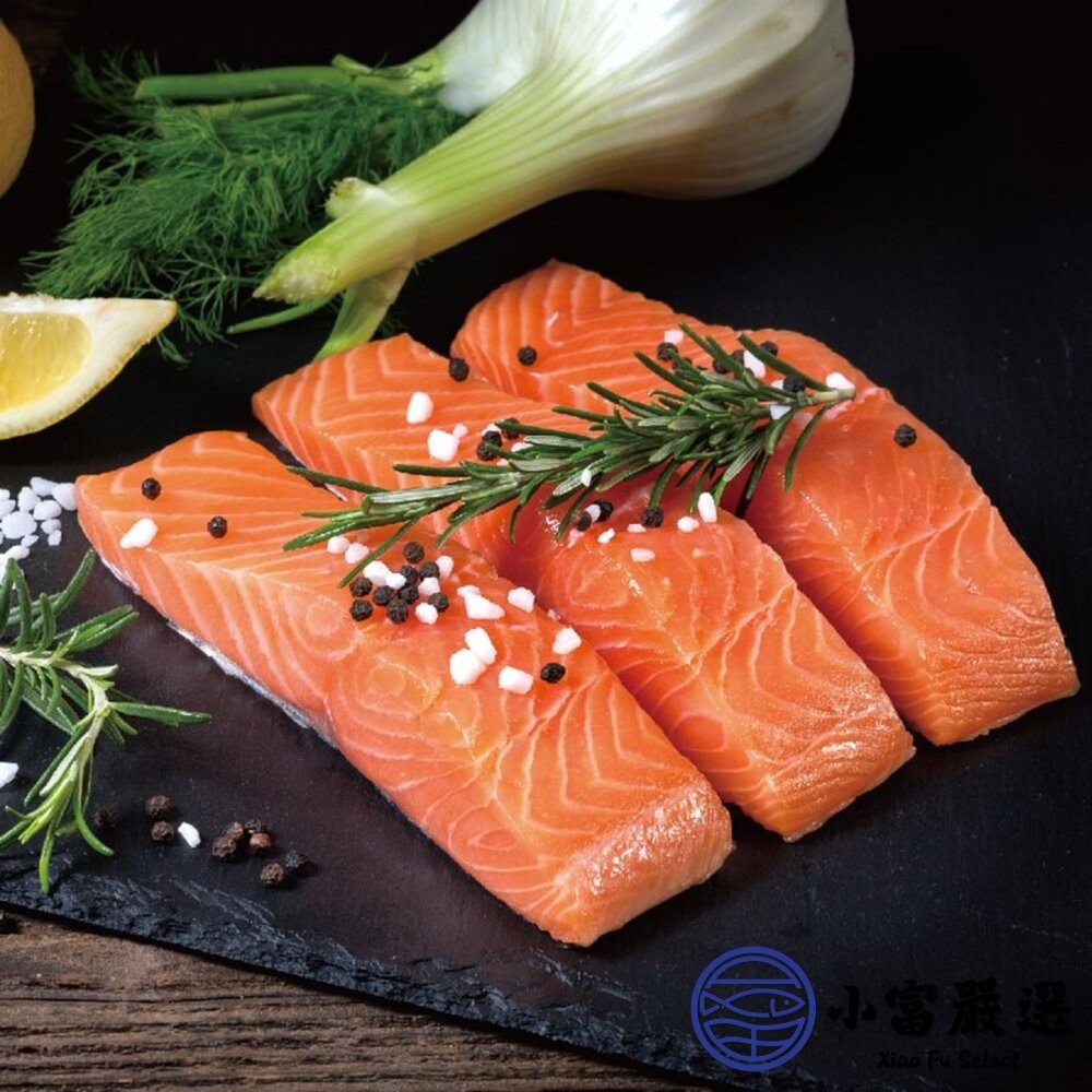 【小富嚴選】薄鹽鮭魚菲力（三入） (210g/包) 香煎鮭魚 鮭魚片 露營 烤肉 火鍋-細節圖3