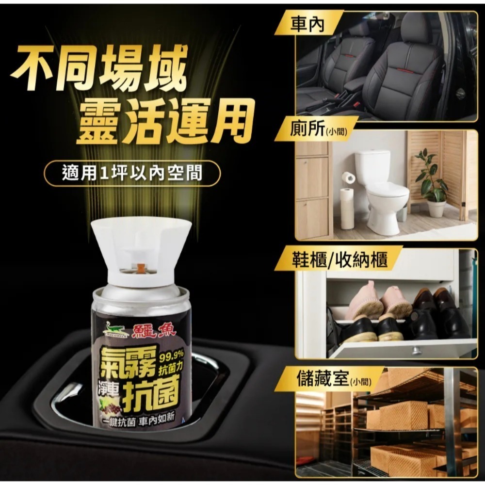 ［附發票］🔥雙11特賣🔥鱷魚 車用水性氣霧殺蟲劑 抗菌 芳香 除臭 車用氣霧 汽車除蟲-細節圖8