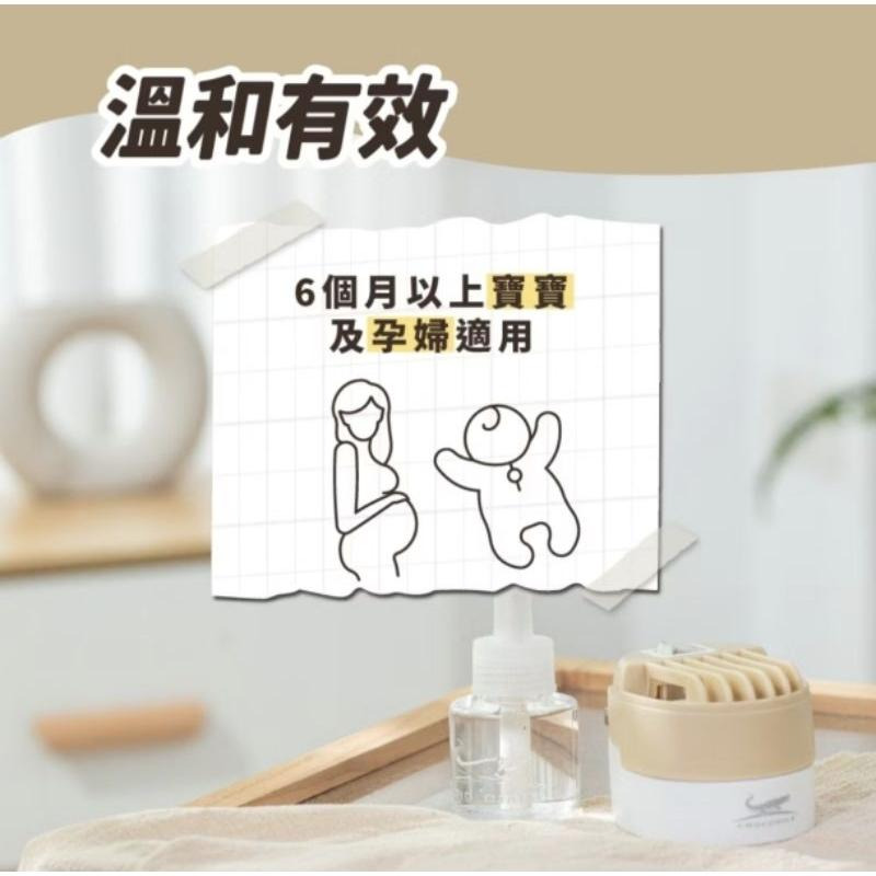 <附發票>鱷魚液體電蚊香液45mlx2入 小黑蚊 鱷魚液體電蚊香液/無香料-細節圖4